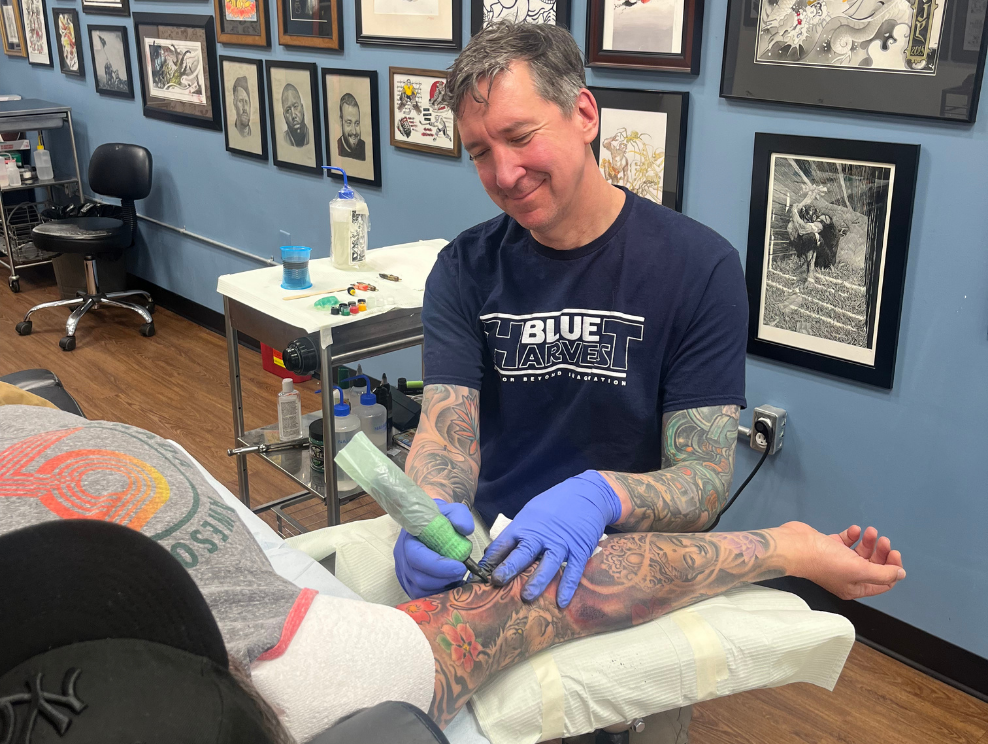 Glenn Paradis, owner-artist at Barnstormer Studio in Ottawa.